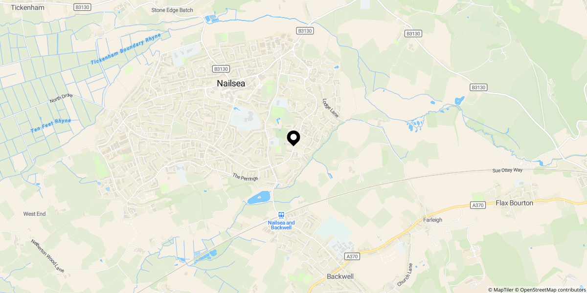 Approximate location of Trendlewood Way, Nailsea, Bristol,  BS48 4TA