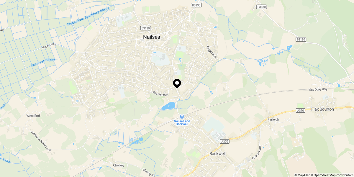 Approximate location of Trendlewood Way, Nailsea, Bristol,  BS48 4TA