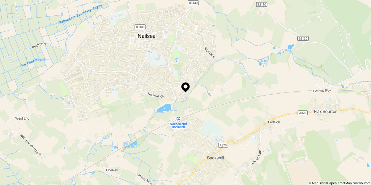 Approximate location of Trendlewood Way, Nailsea, Bristol,  BS48 4TA
