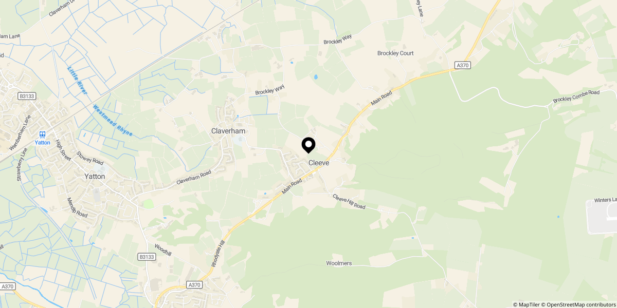 Approximate location of Woodview Drive, Cleeve