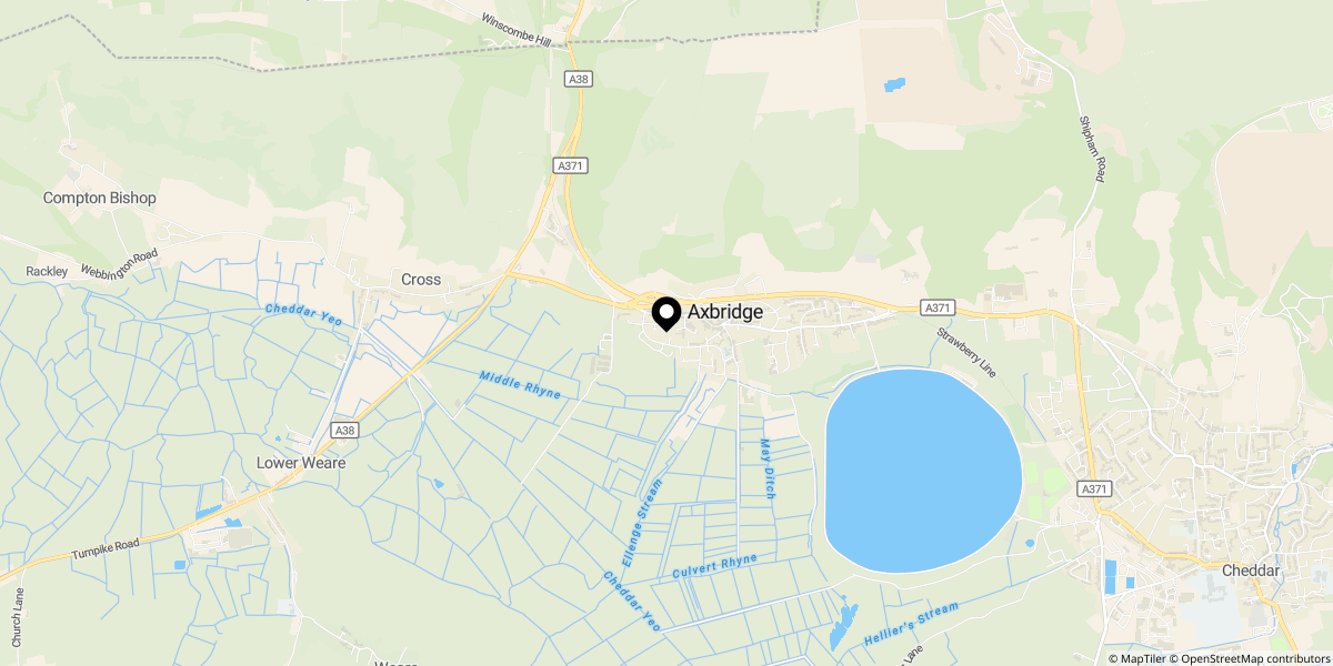 Approximate location of High Street, Axbridge
