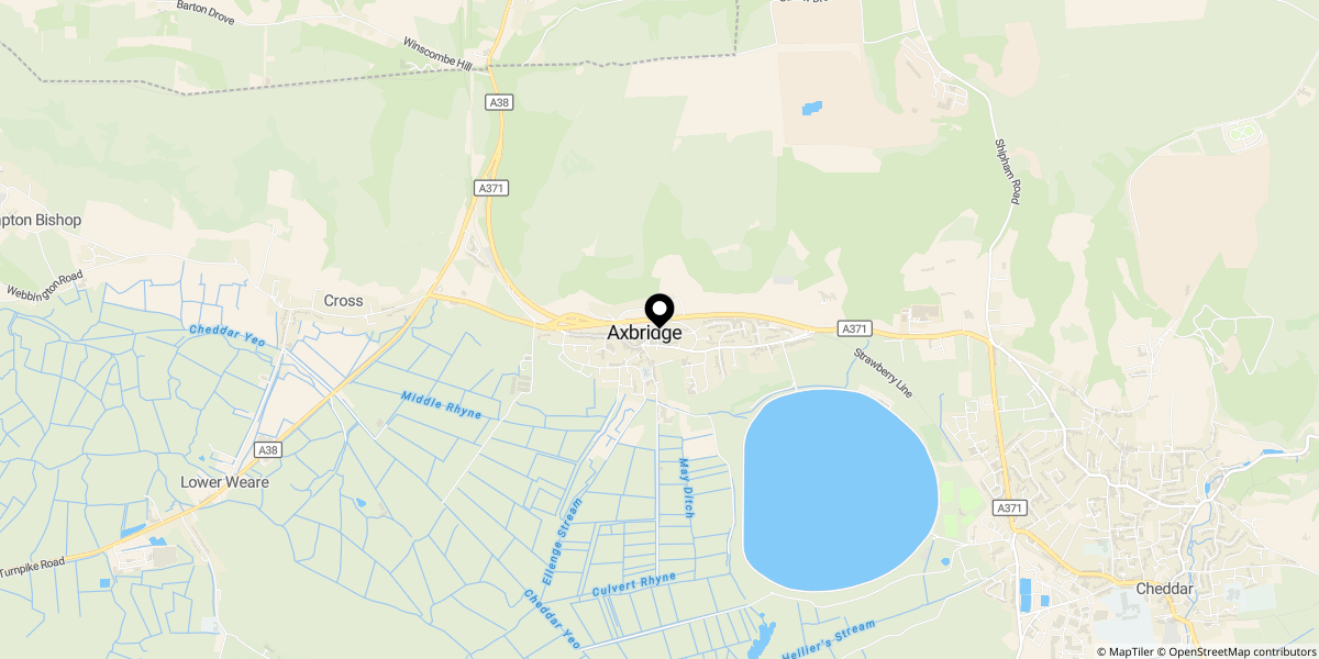 Approximate location of High Street, Axbridge