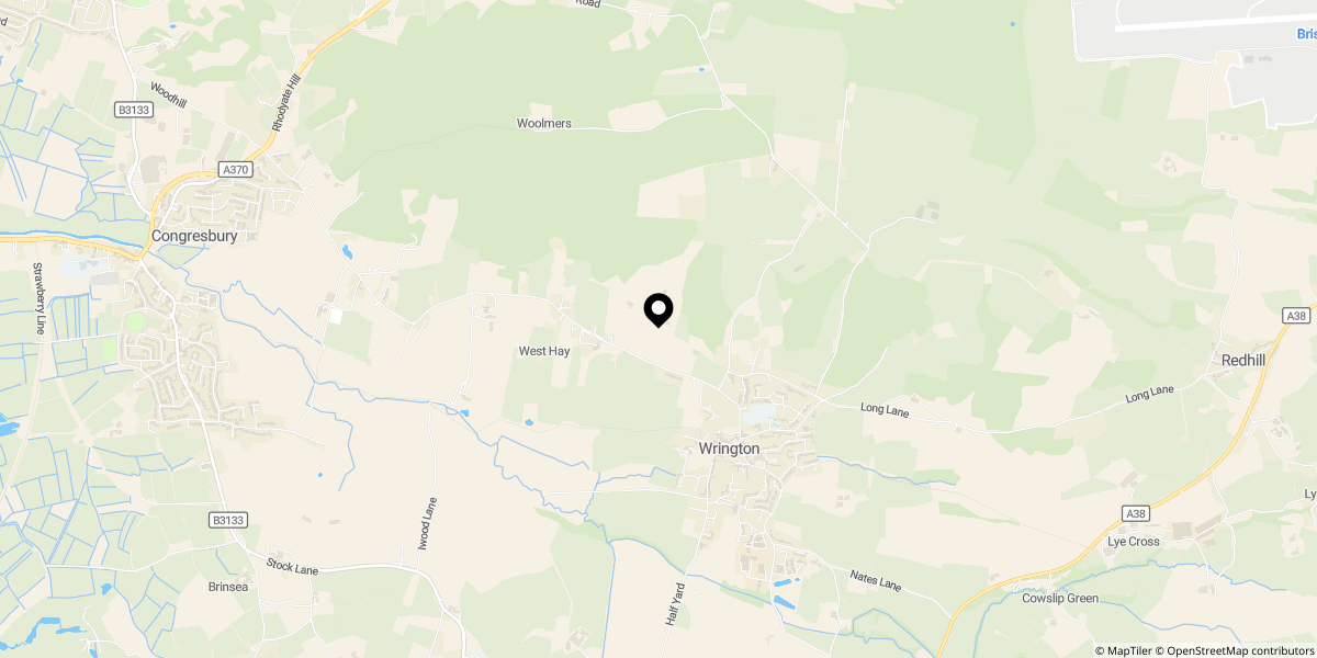 Approximate location of Gatcombe Orchard, Wrington