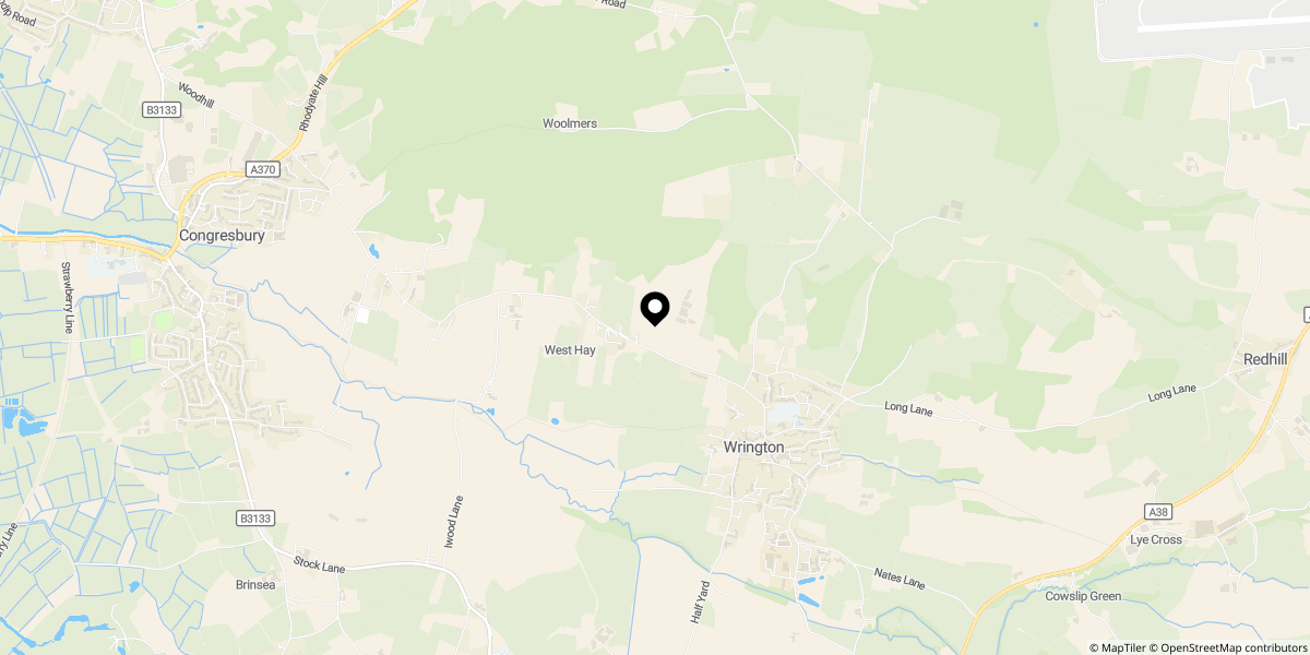 Approximate location of Gatcombe Orchard, Wrington